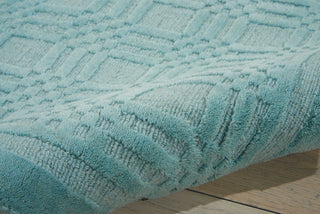 Nourison Westport WP32 Aqua Area Rug Detail Image