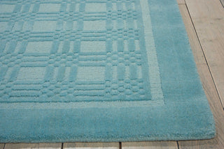 Nourison Westport WP32 Aqua Area Rug Detail Image