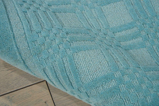 Nourison Westport WP32 Aqua Area Rug Detail Image