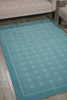 Nourison Westport WP32 Aqua Area Rug Room Image