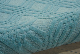 Nourison Westport WP32 Aqua Area Rug Detail Image