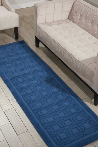 Nourison Westport WP32 Blue Area Rug Room Image