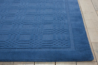 Nourison Westport WP32 Blue Area Rug Detail Image