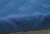 Nourison Westport WP32 Blue Area Rug Detail Image