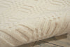 Nourison Westport WP32 Ivory Area Rug Detail Image