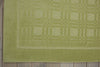 Nourison Westport WP32 Lime Area Rug Corner Image