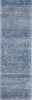 Nourison Weston WES01 Aegean Blue Area Rug 2'3'' X 7'6'' Runner