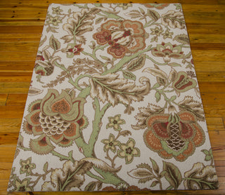 Nourison Global Awakening WGA01 Imperial Dress Pear Area Rug by Waverly 5' X 7' Floor Shot Feature