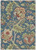 Nourison Global Awakening WGA01 Imperial Dress Sapphire Area Rug by Waverly main image