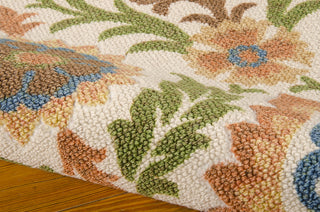 Nourison Global Awakening WGA03 Santa Maria Pear Area Rug by Waverly 5' X 7' Texture Shot