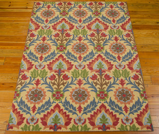 Nourison Global Awakening WGA03 Santa Maria Spice Area Rug by Waverly 5' X 7' Floor Shot Feature