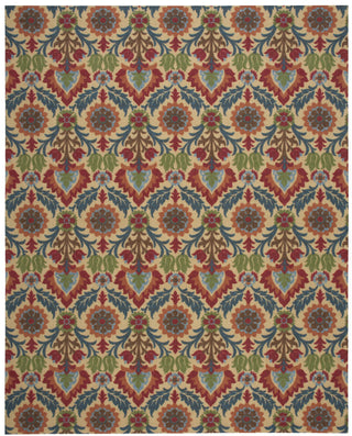 Nourison Global Awakening WGA03 Santa Maria Spice Area Rug by Waverly main image