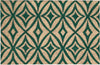Nourison Wav17 Greetings WGT03 Teal Area Rug by Waverly main image