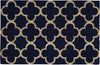 Nourison Wav17 Greetings WGT11 Navy by Waverly