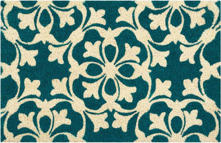 Nourison Wav17 Greetings WGT29 Aqua Area Rug by Waverly main image