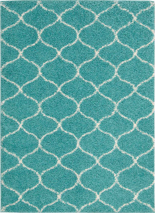 Nourison Windsor WIN01 Teal Area Rug main image