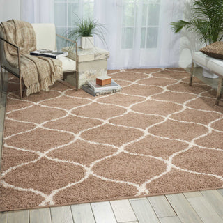 Nourison Windsor WIN01 Cappuccino Area Rug Room Image Feature