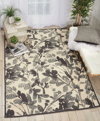 Nourison Vintage Lux WJC02 Graphite Area Rug by Waverly Room Image