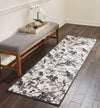 Nourison Vintage Lux WJC02 Graphite Area Rug by Waverly Room Image Feature