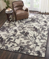 Nourison Vintage Lux WJC02 Graphite Area Rug by Waverly Room Image Feature
