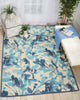 Nourison Vintage Lux WJC02 Indigo Area Rug by Waverly Room Image Feature