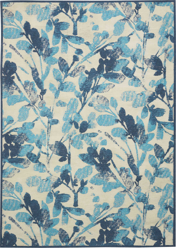 Nourison Vintage Lux WJC02 Indigo Area Rug by Waverly