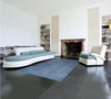 Nourison Westport WP31 Blue Area Rug 5' X 8' Living Space Shot Feature