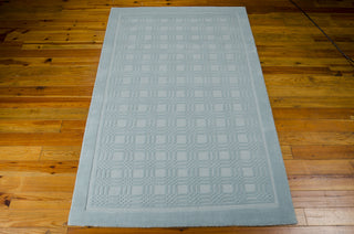 Nourison Westport WP32 Aqua Area Rug 5' X 8' Floor Shot Feature