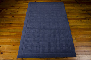 Nourison Westport WP32 Blue Area Rug 5' X 8' Floor Shot Feature