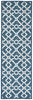 Nourison Treasures WTR01 Artistic Twist Blue Jay Area Rug by Waverly 3' X 8'