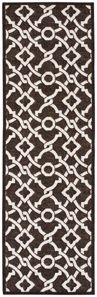 Nourison Treasures WTR01 Artistic Twist Darjeeling Tea Area Rug by Waverly 3' X 8'