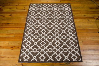 Nourison Treasures WTR01 Artistic Twist Darjeeling Tea Area Rug by Waverly 5' X 7' Floor Shot Feature