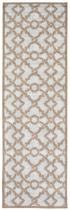 Nourison Treasures WTR01 Artistic Twist Early Grey Area Rug by Waverly 3' X 8'