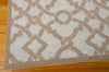 Nourison Treasures WTR01 Artistic Twist Early Grey Area Rug by Waverly 5' X 7' Corner Shot