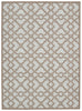 Nourison Treasures WTR01 Artistic Twist Early Grey Area Rug by Waverly main image