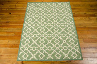 Nourison Treasures WTR01 Artistic Twist Moss Area Rug by Waverly 5' X 7' Floor Shot Feature