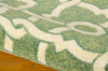 Nourison Treasures WTR01 Artistic Twist Moss Area Rug by Waverly 5' X 7' Texture Shot