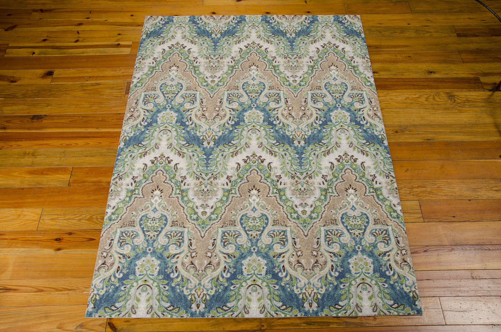 Prussian Rugs Nourison Treasures WTR02 Palace Sari Prussian Area Rug by Waverly ...