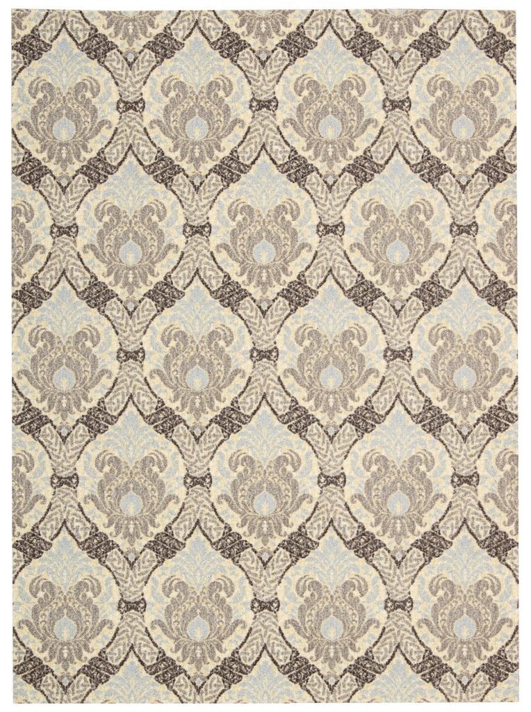 Nourison Treasures WTR03 Dress Up Damask Birch Area Rug by Waverly main image