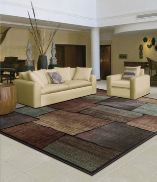 Nourison Expressions XP05 Multicolor Area Rug 8' X 11' Living Space Shot Feature