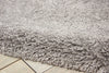 Nourison Yummy Shag YUM01 Silver Area Rug by Kathy Ireland 5' X 8'