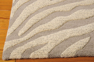 Nourison Zambiana MA401 Ash Area Rug by Michael Amini 6' X 8'