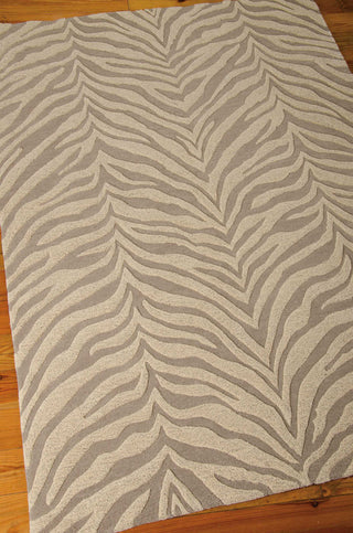 Nourison Zambiana MA401 Ash Area Rug by Michael Amini 6' X 8'