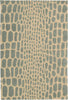 Nourison Zambiana MA403 Aqua Area Rug by Michael Amini