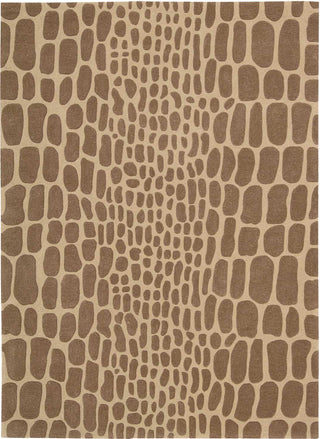 Nourison Zambiana MA403 Beige Area Rug by Michael Amini Main Image Feature