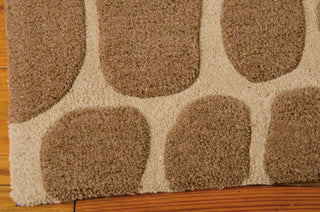 Nourison Zambiana MA403 Beige Area Rug by Michael Amini 6' X 8'