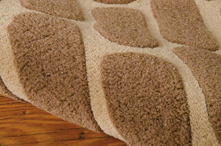 Nourison Zambiana MA403 Beige Area Rug by Michael Amini 6' X 8'