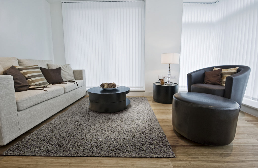 Nourison Zen ZEN01 Grey Area Rug 6' X 8' Living Space Shot Feature