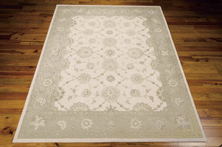 Nourison Zephyr ZEP01 Ivory Green Area Rug 8' X 10' Floor Shot