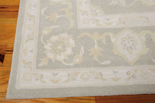 Nourison Zephyr ZEP02 Light Taupe Area Rug Corner Image